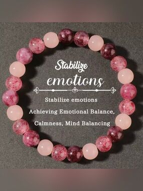 JD Gems jewelry stabilize emotions Beaded Bracelet natural stone 6/8/10mm